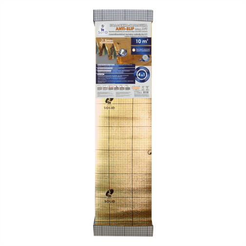 Подложка-гармошка Solid Anti-slip под SPC, WPC, LVT, 1,5 мм (10 кв.м)